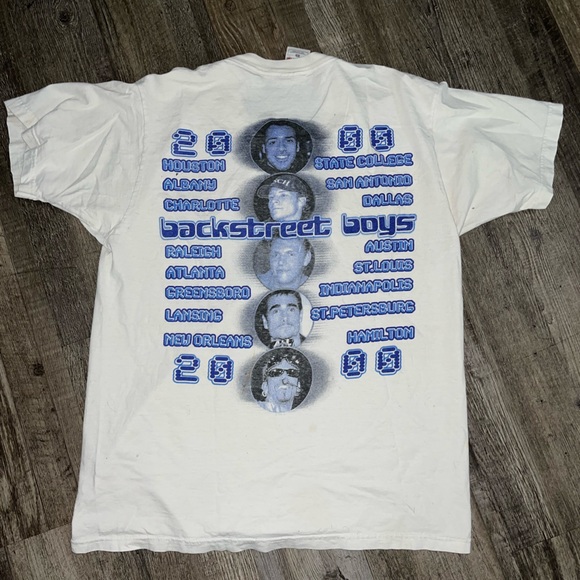 2000 backstreet boys tour band tee - Picture 2 of 2